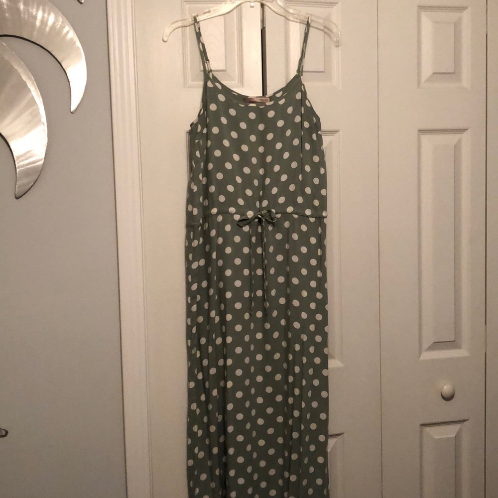 Polka dot maxi